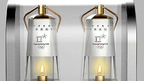 성화, 특별기로 모셔와 차량 100여대 ‘호위 봉송’