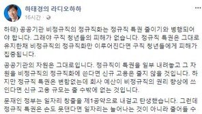하태경 “정규직 전환, 특권 내려놓지 않으면 피해는 구직 청년들에게…”