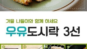 가을 나들이와 함께 하세요 ‘우유 도시락 3선’