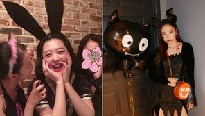 ‘귀염’ 설리 vs ‘섹시’ 구하라, 할로윈데이 코스프레 승자는?