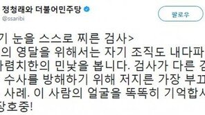정청래 “‘댓글 수사 방해’ 장호중, 자기 조직도 내다파는 파렴치한”