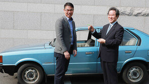 현대차 1986년식 ‘포니2’ 울산박물관에 기증