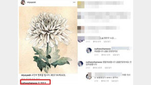 “꽃 예쁘네” 정찬우 ‘김주혁 애도 선미 SNS 댓글’ 도마…“글 안 읽었다” 급사과