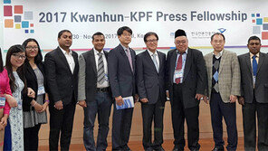 외국 언론인 연수 과정 입학식 열려