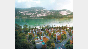 [화제의 분양현장]산정호수 앞 첫 수익형 단독 풀빌라타운