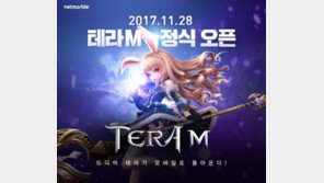 넷마블 '테라M' 28일 출시, 넥슨 '오버히트'와 맞대결