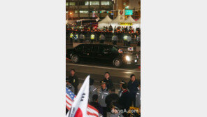 [동아포토]세종로 지나는 트럼프 미 대통령 차량 행렬