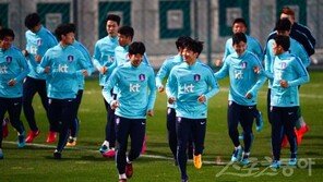 대표팀 소집훈련 이모저모