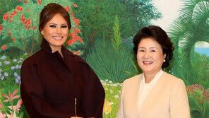 대통령부인 접견실에 걸린 그림은 김보희 작가의 풍경화