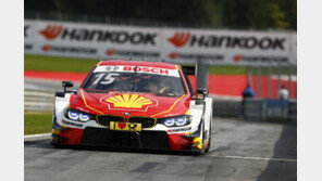 한국타이어 후원 독일 DTM 레이싱카, 日서 테스트 주행