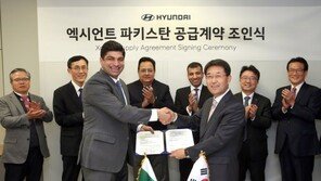 현대차, 파키스탄에 ‘대형트럭 엑시언트’ 200대 공급