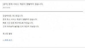 ‘간편 송금’ 토스, 사용 오류에…“빠른 시간내 복구할 것”