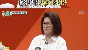 ‘미운 우리 새끼’ 김정은 “남편 ○○서 프러포즈…눈물 흘려”