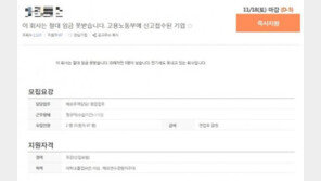 “절대 임금 못 받는 기업…전기세도 못 냄” …‘황당’ 채용공고에도 100명 지원