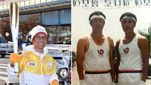 해군 父子, 代이어 올림픽 성화봉송