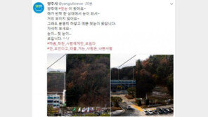 “양주에 첫눈 왔어요”…SNS에 너도나도 첫눈 ‘인증샷’ 