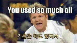 ‘언어 유희’ 독설가 고든램지 어록 “음식이 기름져서 美가 접시 침공할 듯”