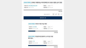 “문 대통령, 女 연예인과 인증샷 금지”…靑 청원 게시판, 황당 요구 ‘눈살’ 