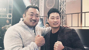 [#해시태그 컷] 마동석·오승환 ‘핵주먹의 만남’