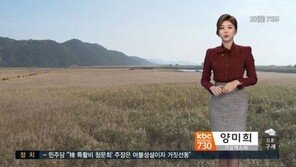 ‘나지완과 결혼’ 양미희, 오늘도 전남 날씨 전하며 ‘활짝’