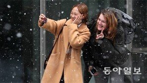 첫사랑의 설렘처럼, 첫눈이 왔다