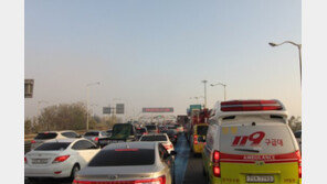 일산대교서 출근길 14중 추돌사고, ‘13명 부상’…사고 현장 ‘처참’