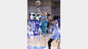 강이슬 25점…KEB하나, 삼성생명 완파