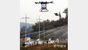 드론으로 AI 방역