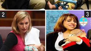 아기와 의회 등원, 일본은 아직…