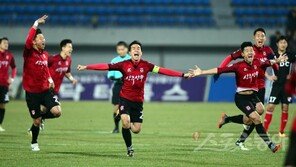 승부차기 잔인한 혈투 끝  상주,클래식 잔류 새역사