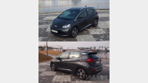 쉐보레 볼트 EV 폭발적 주행…프로드라이버도 깜놀∼