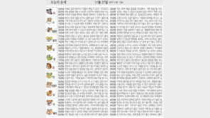 [오늘의 운세/11월27일]
