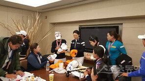 싱글벙글 골프여왕 후보들…사흘간 즐거운 ‘추억 파티’