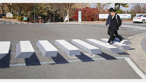 대구대, 트릭아트 활용 횡단보도 설치