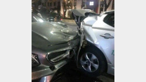 ‘태연 교통사고’ 소방서 “특혜 無…에어백 터진 벤츠 운전자 먼저 처치”