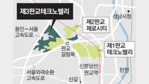 성남 금토동에 제3판교테크노밸리