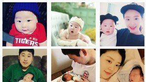 “우리 아들” 윤석민·김수현 SNS 도배한 아들 보니…‘아빠와 싱크로율 100%’