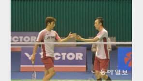 다시 호흡 맞춘 ‘셔틀콕 스타’ 이용대-유연성, 결승 진출 실패