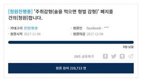조두순 감형 이유 ‘주취감경’ 폐지 靑 청원, 추천인 20만명 돌파