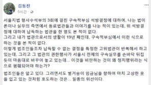 김동진 부장판사 “이런 구속적부심 본 적 없다” 또 돌직구 공개 비판