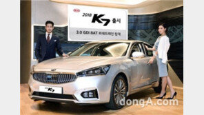 기아차, 2018년형 K7 출시… 가격 3105만~3975만원