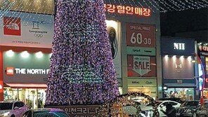 분위기 띄우는 크리스마스트리