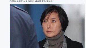 신동욱 “장시호 법정 구속, 검찰에 정주고 뒤통수 맞은 꼴…토사구팽”