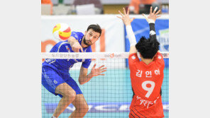 가스파리니 36득점 ‘트리플크라운’