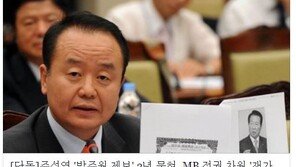 표창원 “DJ음해 박주원, 왜 DJ정신 계승 당에?…어떻게 이런 일이 가능?”