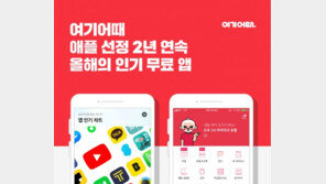 여기어때, 애플 ‘올해의 인기 무료 앱’ 선정