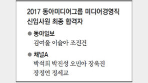 2017 동아미디어그룹 미디어경영직 신입사원 최종 합격자