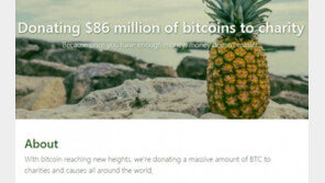 “쓸 수 있는 돈 보다 더 벌었다” 비트코인 초기 투자자 940억원 어치 기부