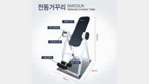 [2017 하반기 히트상품] 중력을 역이용…척추운동에 탁월한 효과