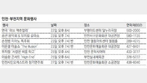 [인천판/문화가]인천·부천지역 문화행사